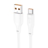 Кабель HOCO X93 USB Type-C cable, 1м, 100W, белый